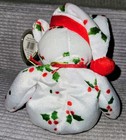 Ty Beanie Baby 1998 Holiday Teddy The Bear  8 Inch  New Mwmts Stuffed Animal Toy