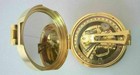 Nautical Marine Stanley London Brunton Compass Solid Brass Natural Shine