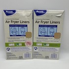  2  Reynolds Kitchens Air Fryer Liners Disposable  Unbleached Parchment Brown