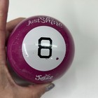 Justice Just Shine Purple Sparkly Magic 8 Ball 2009 Fundex Games Rare
