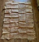 Vintage Tapa Bark Cloth Wwii Era Large   62  X  47   Tonga Somoa Pacific Islands