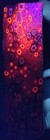 Fluorescent Millefiori Glass Red Multicolor Flower Block Mosiac  2 4  Jewelry
