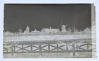 Antique Glass Plate Photo Negative - A Charming Windmill Estate