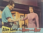 1958 Man In The Net Alan Ladd Carolyn Jones Movie Poster Card 11x14