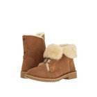Ugg Quincy Chestnut Suede Sheepskin Lace Up Ankle Boots Shoes Us 5 5 Women New