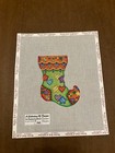 A Collection Of Designs Needlepoint Christmas Stocking Ornaments - Set Of 2