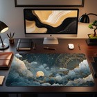 Mtg Playmat   Celestial Night Themed Playmat   Unofficial Mtg Playmat