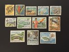1972 Jamaica Twelve Different Definitive Used Stamp Collection