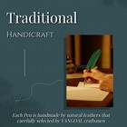 Vangoal Peacock Feather Pen And 1 Count  pack Of 1   Green peacock Feathers 
