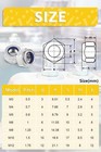 10pcs M12-1 75mm Nylon Insert Hex Lock Nuts Din985 Stainless Steel A2 Self Lo   