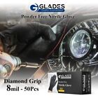 Glades    8 Mil Heavy Duty Nitrile Diamond Texture Industrial Mechanic Gloves