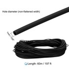 Black Heat Shrink Tubing  1 24 Id  197 Ft  21 Ratio  Polyolefin  Sleeve