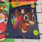 Christmas Santa Coloring Sticker Activity Books Lot Of 5 Vintage Unmarked