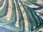 Vintage Chinese The Art Of Batik 21  X 30  Sitting Buddha Blue Green Taiwan