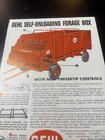 1962 Gehl Forage Box Ad Vintage Antique Farm Tractor John Deere Farmall