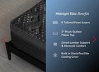 Helix Midnight Elite Queen Mattress   Brand New Sealed   Msrp  3200 