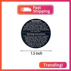 Black 1000 Pcs Candle Warning Labels Candle Safety Sticker 1 5 Inch For Diy Cand