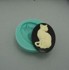 Silicon Mold Cat Flexible For Crafts  Jewelry  Resin  Scrapbooking  Polymer Clay