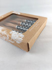Set Of 4 Mackenzie-childs Dotty Canape Knives  Black   White Polka Dot   Wood