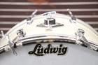 Ludwig 14x22  Bass Kick Drum Vintage 1960 s White Marine Pearl