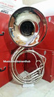 Sousaphone Big Bell Size 25  In Chrome Polish Of Pure Brass free Case  free Ship
