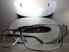 Men Women Contemporary Style Clear Lens Eye Glasses Gunmetal Black Fashion Frame