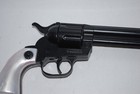 Vintage Die   cast Metal Cap Gun With Ivory   style Grips     Used