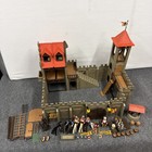 Playmobil 3450 Large Castle Knights Set 1977 - 6 Figures W  Many Extras - 95 