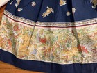 Vintage Kate Greenaway Peter Rabbit Print Dress Girl s 4 Blue Bodice 70s