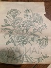Vntg Flower Of The Month Embroidery Transfer Patterns 1960   s- 1970   s