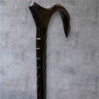 Walking Cane Black Mobility Personal Protection Palm Rest Hickory Masters Usa B8