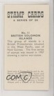 1961 Sweetule Stamp Cards British Solomon Islands  11 A8x