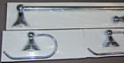 3 Pack Lot Moen Preston Bathroom Towel Bar Chrome 18  Toilet Paper Holder  New