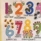 Handmade Nursery Wall Decor Framed Numbers 1-10 Colorful   Bright