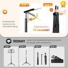 2 In1 Folding Sheet Music Stand Desktop    Book Stand Dual Use Carrying Bag Clip