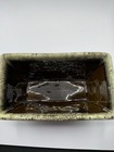Vintage Hull Planter Green And Brown Scalloped
