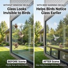 34 Pcs Static Window Clings Decals Bird   Leaf Patterns