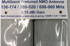 Vhf-uhf-700mhz- 800mhz P25 All Band Radio Antenna Motorola Apx Xtl Harris Icom