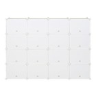 8-tier Portable 64 Pair Shoe Rack Organizer 32 Grids Tower Shelf 