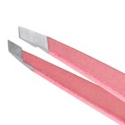 Tweezerman Slant Tweezer - Tweezers For Eyebrows Tea Rose