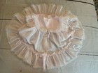 Vintage Bryan Toddler Pink Polka Dot White Lace Girl   s Size 2t Party Dress
