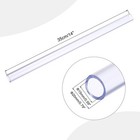 Clear Pvc Rigid Pipe 15mm Id X 20mm Od 14  High Impact Clear Blue