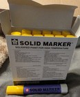 Sakura Solid Paint Markers Yellow Xsc-3  Box Of 12   Streaks  Grease Pens 
