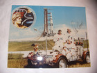 Astronaut Gene Cernan Hand-signed autographed Apollo 17 Crew Portrait Nasa Photo