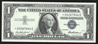  1 Silver Certificate        star Note        1957  57a Or 57b Gem Uncirculated
