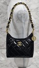 Chanel Makeup Black Quilted Chain Link Shoulder Bag - Vip Gift