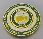 The Masters 2025 Coin With Ball Marker   Augusta National Yardages
