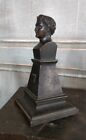 Antique French Patinated Bronze Bust Napoleon Bonaparte Statue 19th Century