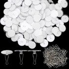 120 Pcs No-drill Self-adhesive Ceiling Hooks For Banners And Party Decor