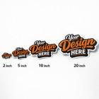 Custom Logo Stickers Vinyl Die Cut Decals Waterproof Uv Resistant 2 -20 